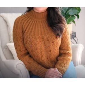 Madewell Womens Sweater Size Small Fuzzy Cozy Dark Tones Fall/Winter Vibes